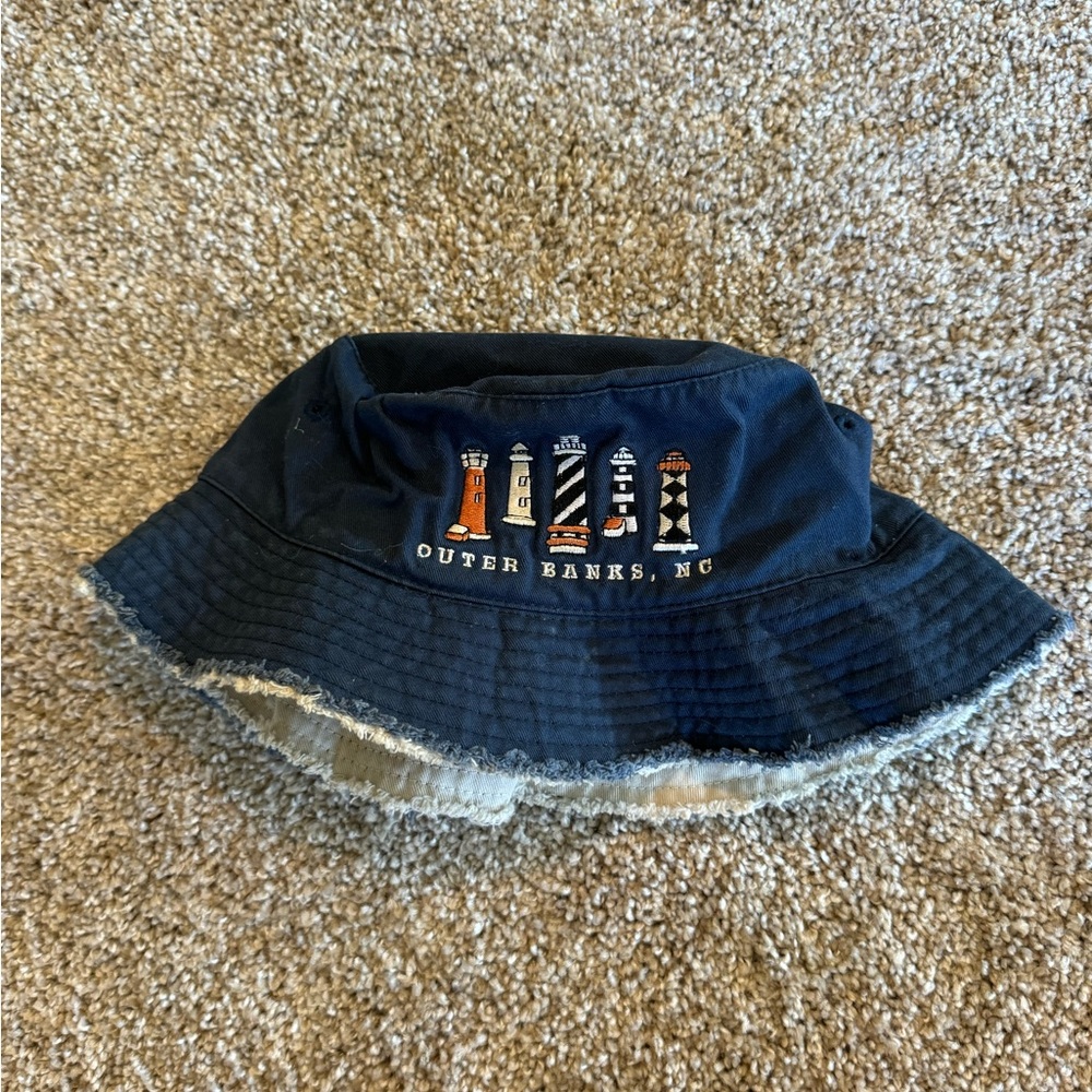 Outer Banks Navy Bucket Hat